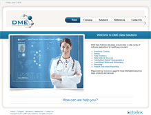 Tablet Screenshot of dmedatasolutions.com